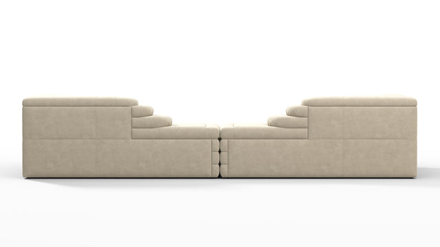 Terrazza - Terrazza Sofa Combination, Eggshell Vegan Suede