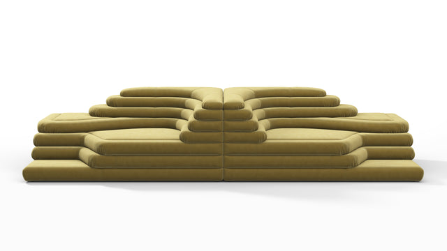 Terrazza - Terrazza Sofa Combination, Olive Gold Velvet