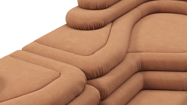 Terrazza - Terrazza Sofa Combination, Tan Vegan Leather