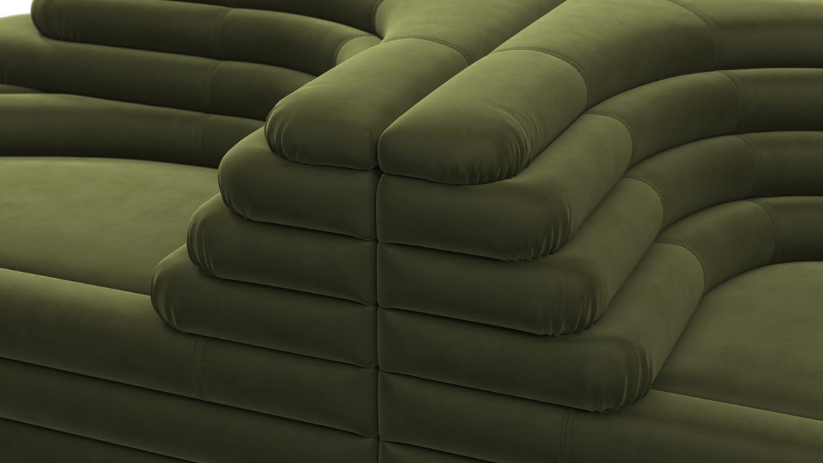 Terrazza - Terrazza Sofa Combination, Thyme Luxe Velvet