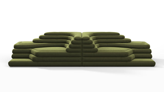 Terrazza - Terrazza Sofa Combination, Thyme Luxe Velvet