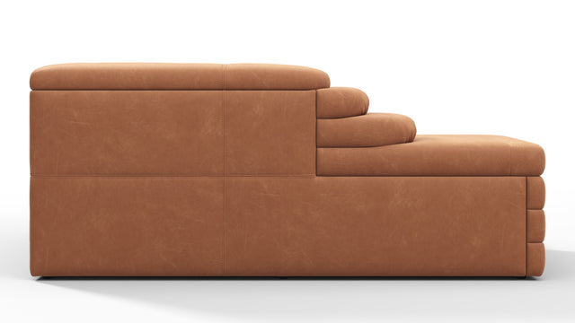 Terrazza - Terrazza Sofa, Right Arm, Tan Vegan Leather