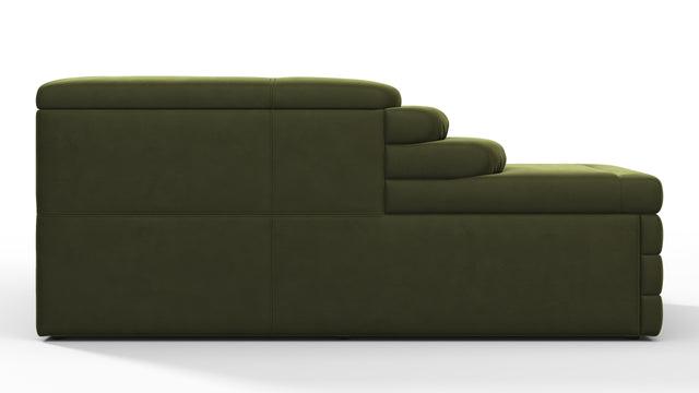 Terrazza - Terrazza Sofa, Right Arm, Thyme Luxe Velvet