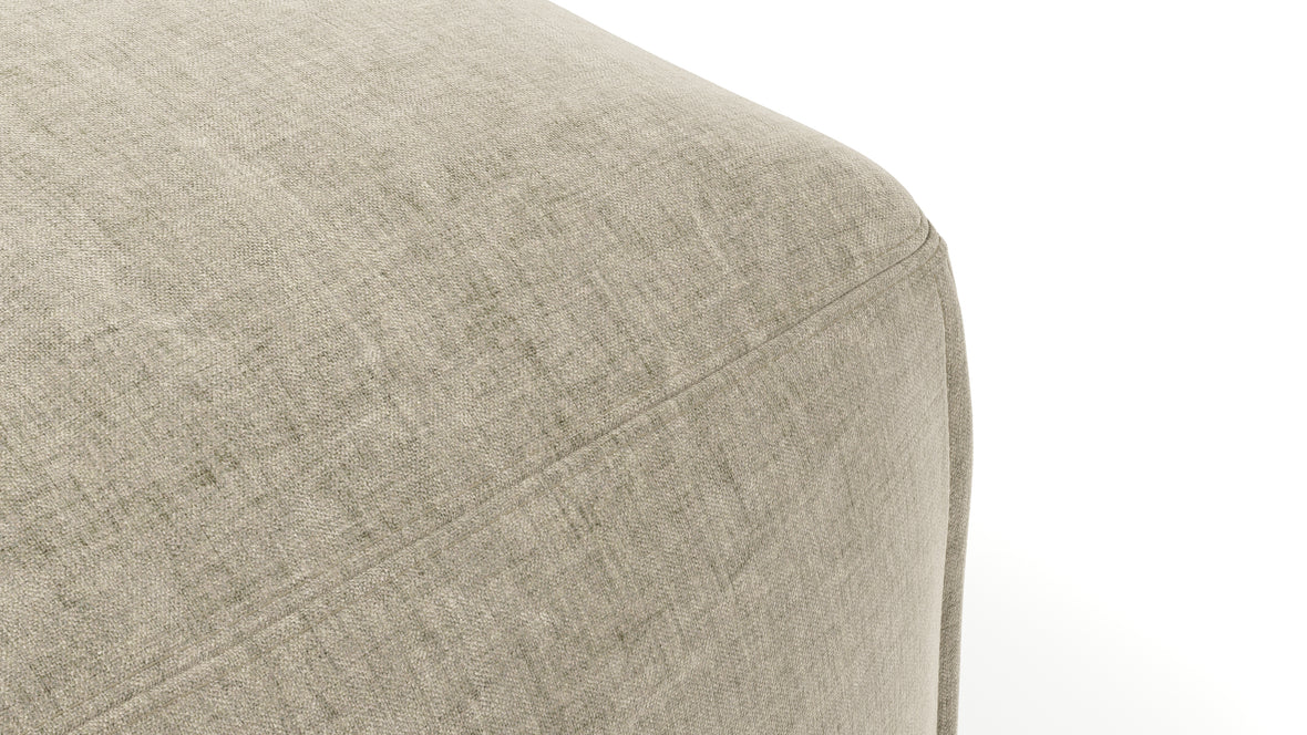 Le Mura - Le Mura Lounge Armchair, Beige Gray Chenille