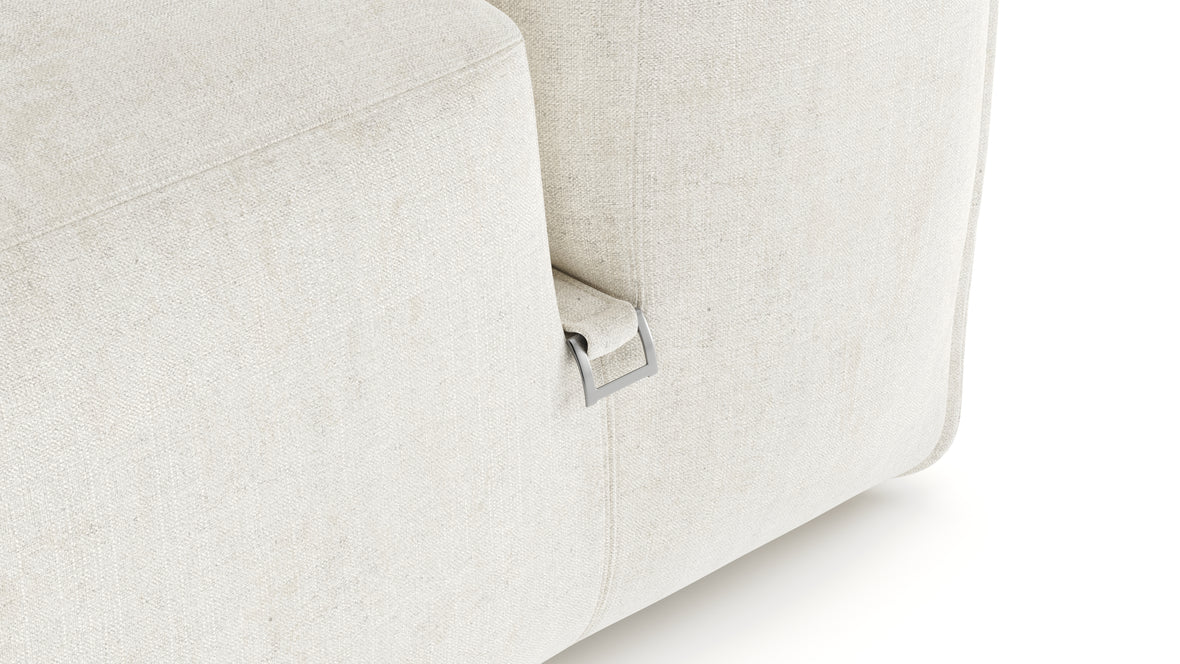 Le Mura - Le Mura Lounge Armchair, Natural Linen