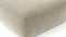 Le Mura - Le Mura Ottoman, Beige Gray Chenille