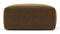 Le Mura - Le Mura Ottoman, Brown Vegan Suede