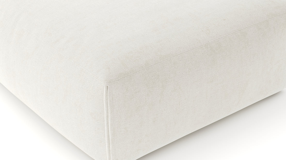 Le Mura - Le Mura Ottoman, Natural Linen