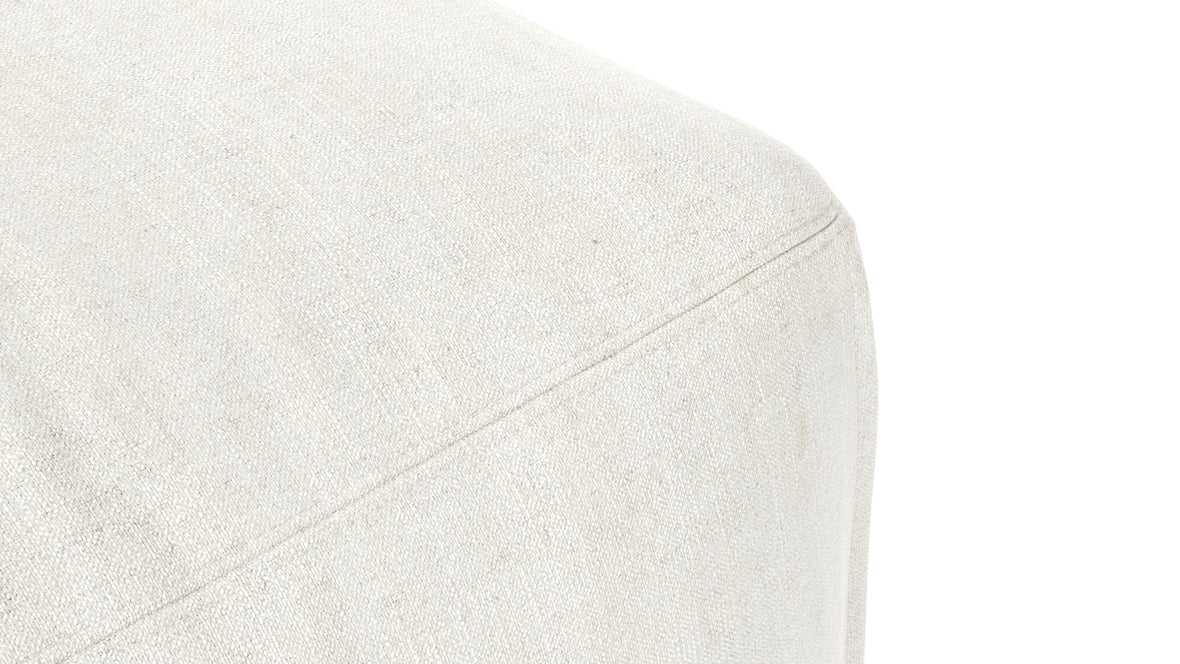 Le Mura - Le Mura Ottoman, Natural Linen