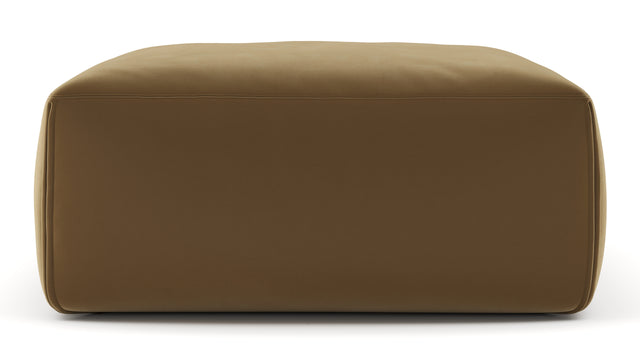 Le Mura - Le Mura Ottoman, Old Gold Luxe Velvet