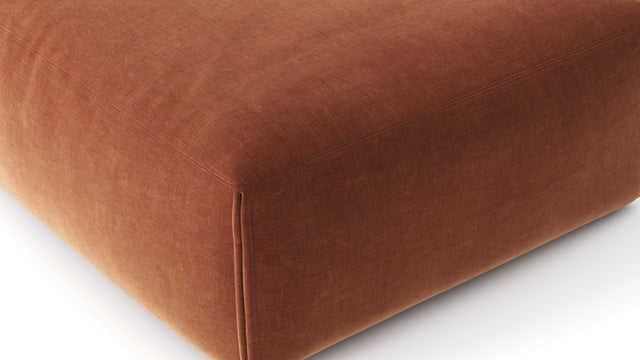 Le Mura - Le Mura Ottoman, Rust Chenille