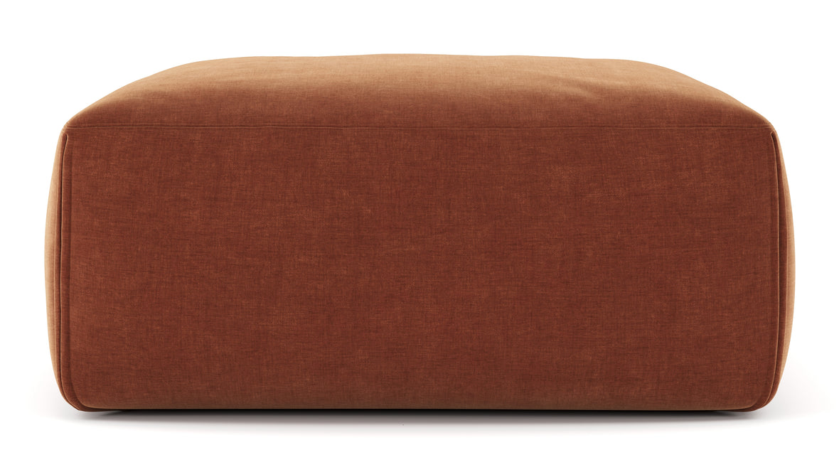 Le Mura - Le Mura Ottoman, Rust Chenille