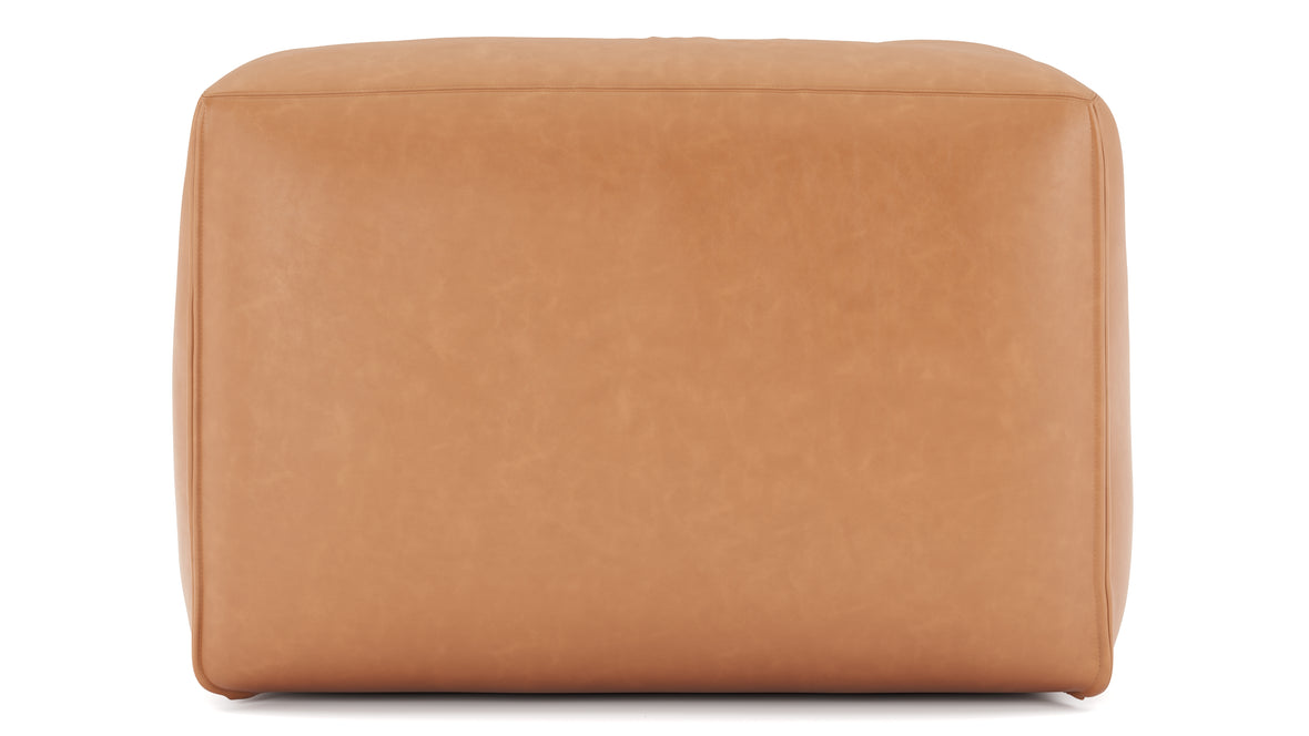 Le Mura - Le Mura Sectional Module, Left Arm, Tan Vegan Leather