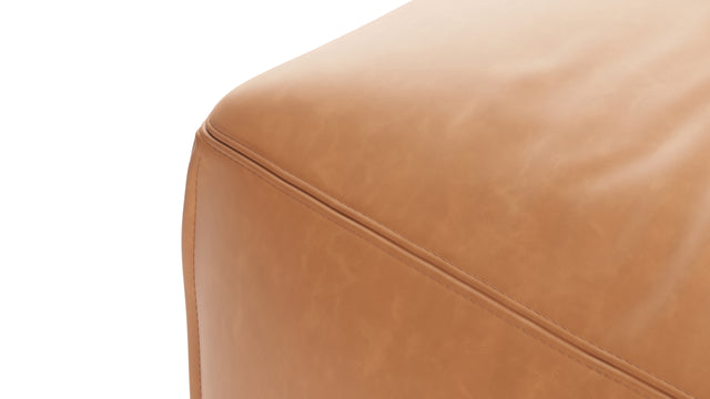 Le Mura - Le Mura Sectional Module, Right Arm, Tan Vegan Leather