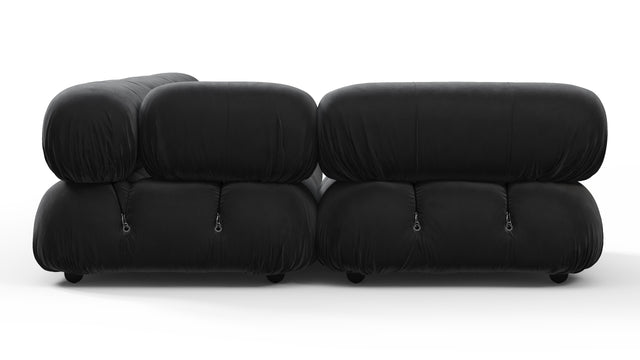 Belia - Belia Sectional, Left Corner, Black Velvet