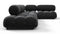 Belia - Belia Sectional, Right Corner, Black Velvet