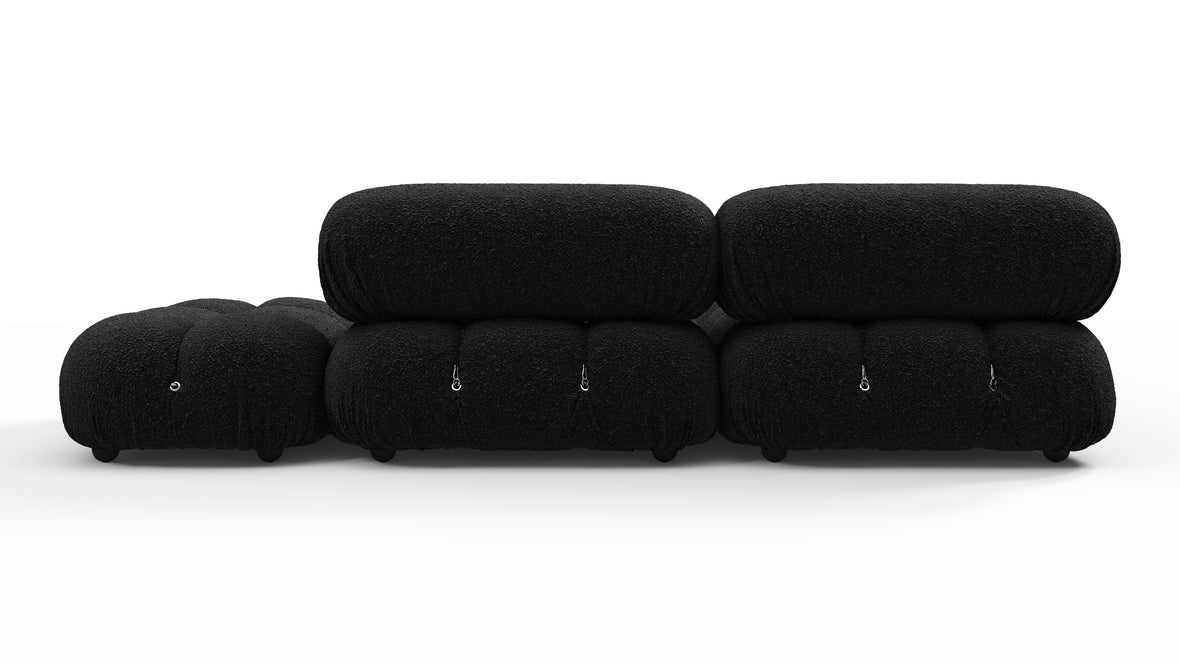 Belia - Belia Sectional, Small Left Corner, Black Boucle