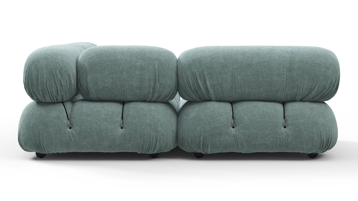 Belia - Belia Sectional, Small Left Corner, Cerulean Chenille