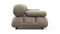 Belia - Belia Three Seater Sofa, Greige Velvet