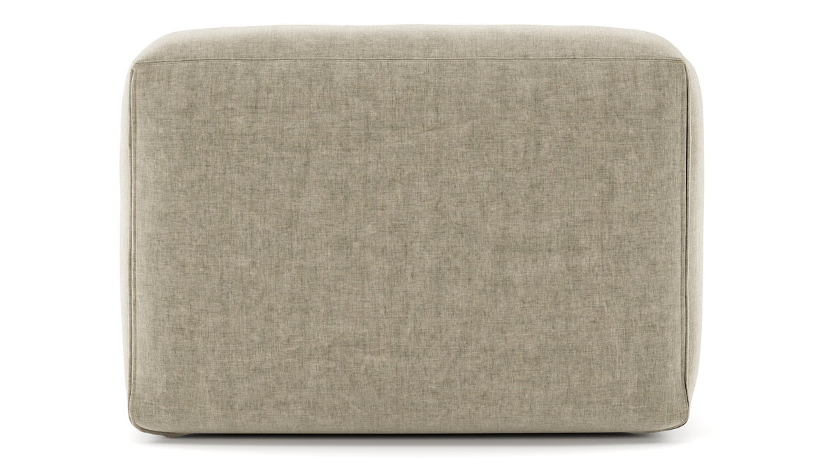 Le Mura - Le Mura Modular Chaise, Beige Gray Chenille