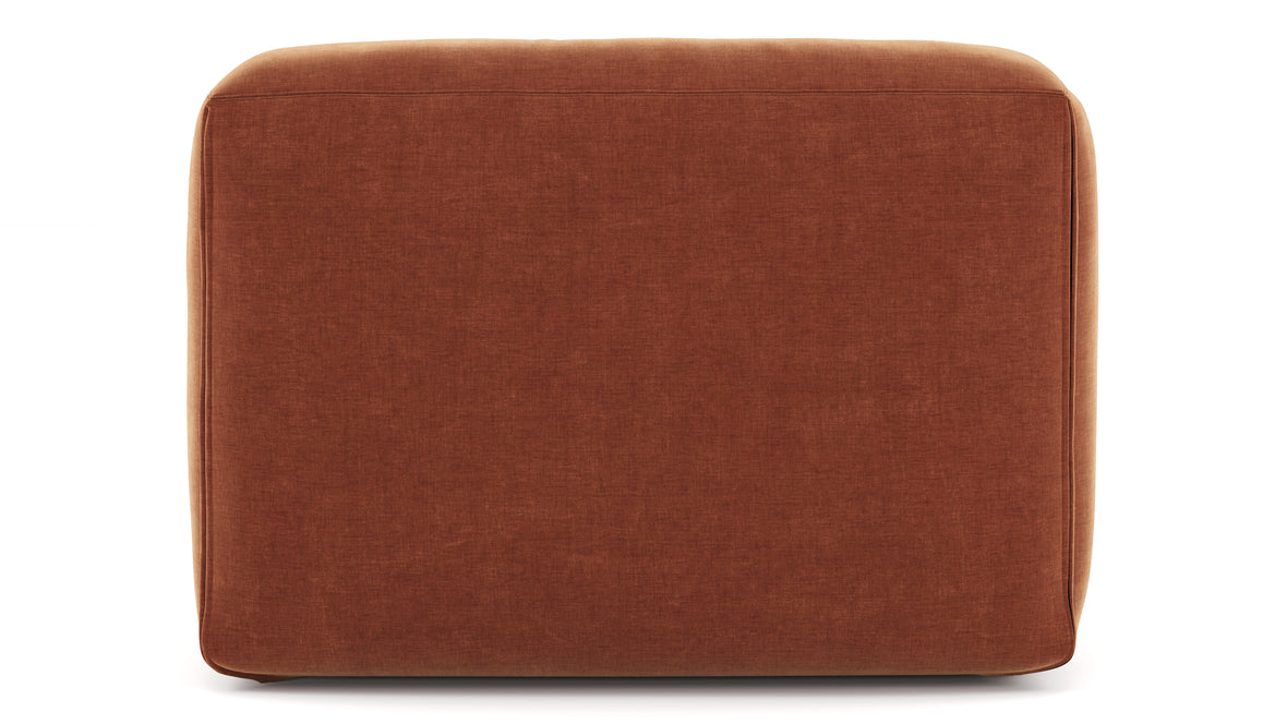 Le Mura - Le Mura Modular Chaise, Rust Chenille