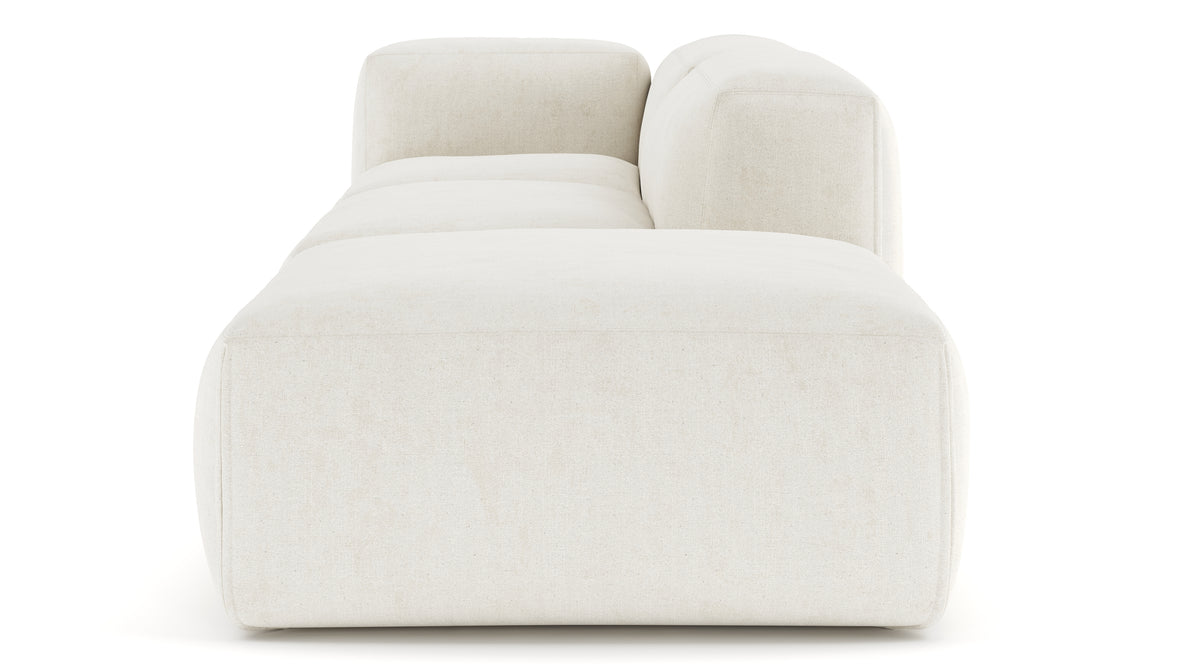 Le Mura - Le Mura Open End Sofa, Right, Natural Linen