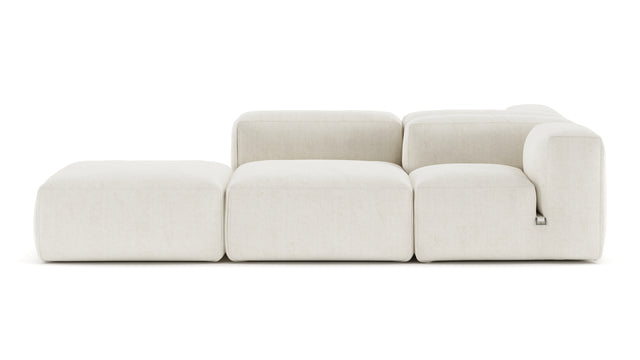 Le Mura - Le Mura Sectional Sofa, Dual Aspect, Right, Natural Linen