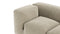 Le Mura - Le Mura Sectional Sofa, Eight Seater, Right, Beige Gray Chenille