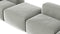 Le Mura - Le Mura Sectional Sofa, Four Seater, Left, Soft Gray Brushed Weave