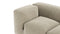 Le Mura - Le Mura Sectional Sofa, Four Seater, Right, Beige Gray Chenille