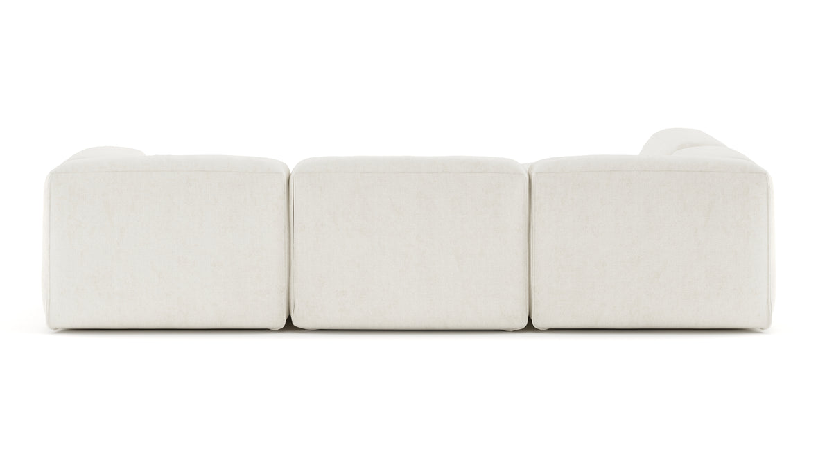 Le Mura - Le Mura Sectional Sofa, Left Corner, Natural Linen