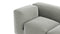 Le Mura - Le Mura Sectional Sofa, Right Corner, Soft Gray Brushed Weave