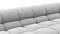 Tufted - Tufted Sectional, Extra Deep Sofa, Light Gray Wool