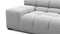 Tufted - Tufted Sectional, Extra Large Left Corner, Light Gray Wool