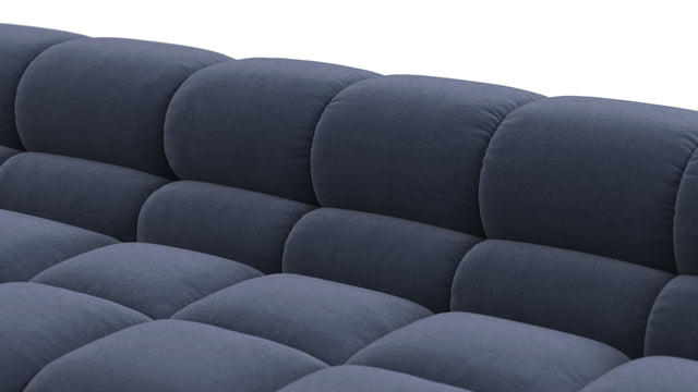 Tufted - Tufted Sectional, Large Right Corner, Royal Blue Wool