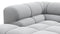 Tufty - Tufty Sectional, Small L, Right, Light Gray Wool