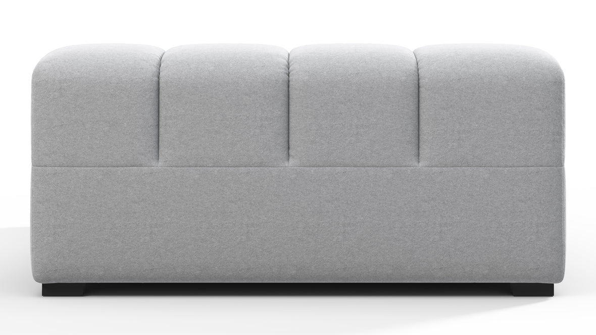 Tufted - Tufted Module, Deep Large Left Arm, Light Gray Wool