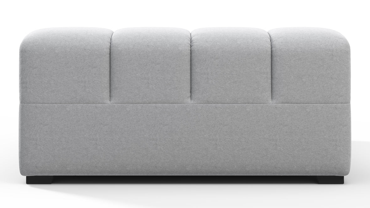 Tufted - Tufted Module, Deep Large Right Arm, Light Gray Wool