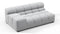 Tufted - Tufted Module, Extra Large Left Arm, Light Gray Wool