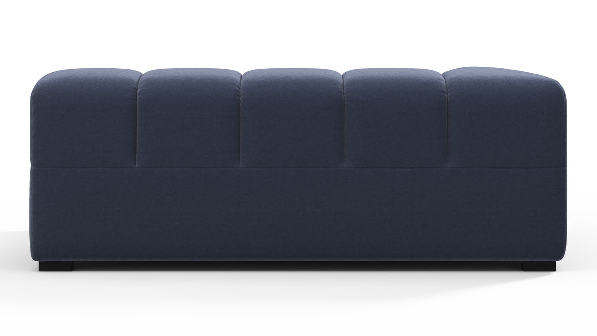 Tufted - Tufted Module, Extra Large Left Corner, Royal Blue Wool