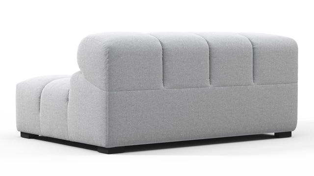 Tufted - Tufted Module, Large Left Corner, Light Gray Wool