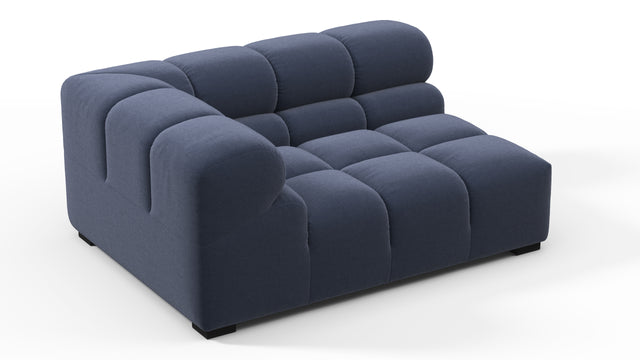 Tufted - Tufted Module, Large Left Corner, Royal Blue Wool