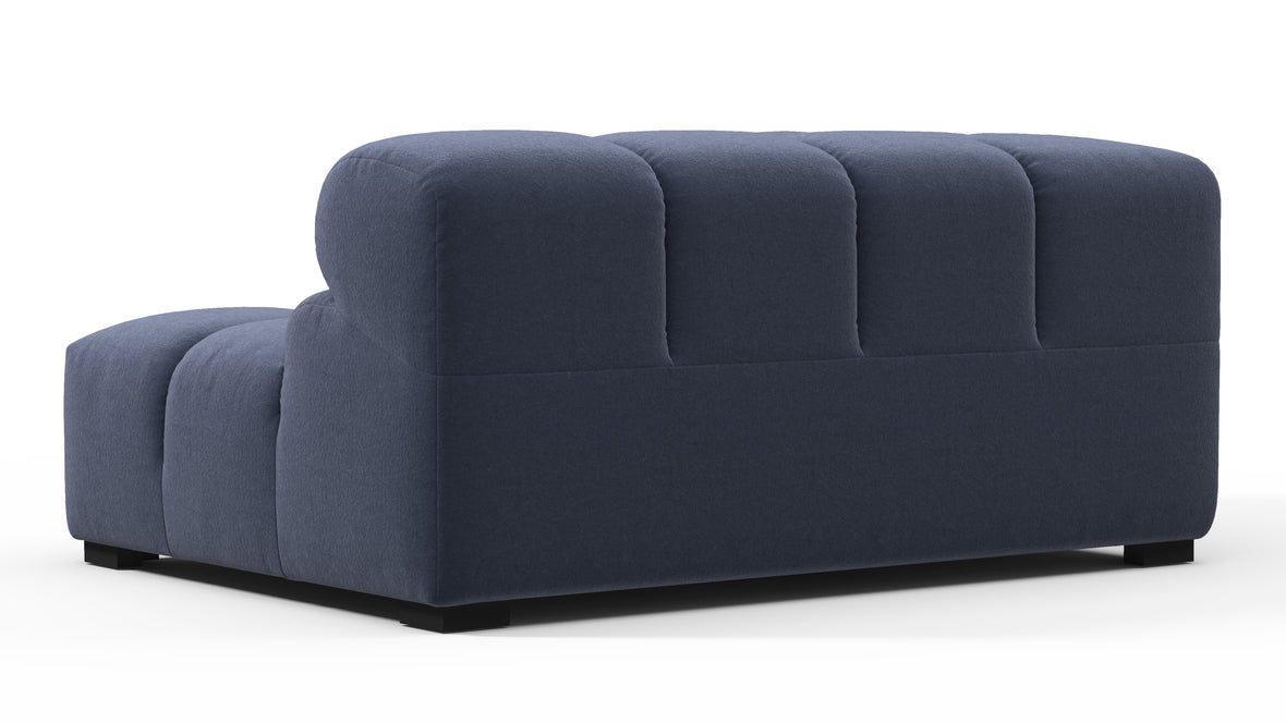 Tufted - Tufted Module, Large Left Corner, Royal Blue Wool