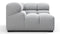 Tufted - Tufted Module, Left Corner, Light Gray Wool