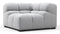 Tufted - Tufted Module, Right Corner, Light Gray Wool