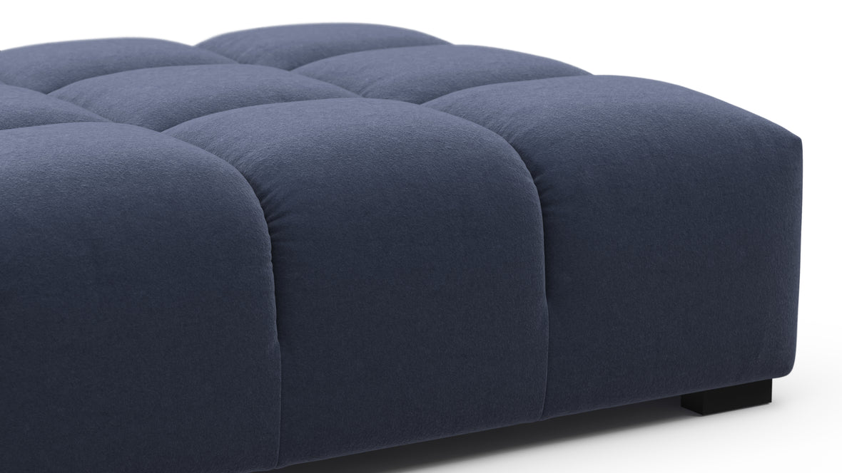 Tufty - Tufty Ottoman, Royal Blue Wool