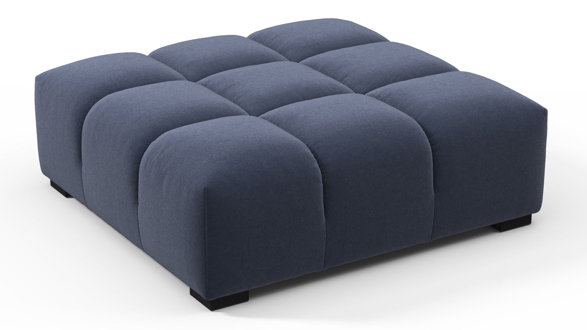 Tufty - Tufty Ottoman, Royal Blue Wool