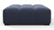 Tufted - Tufted Ottoman, Royal Blue Wool