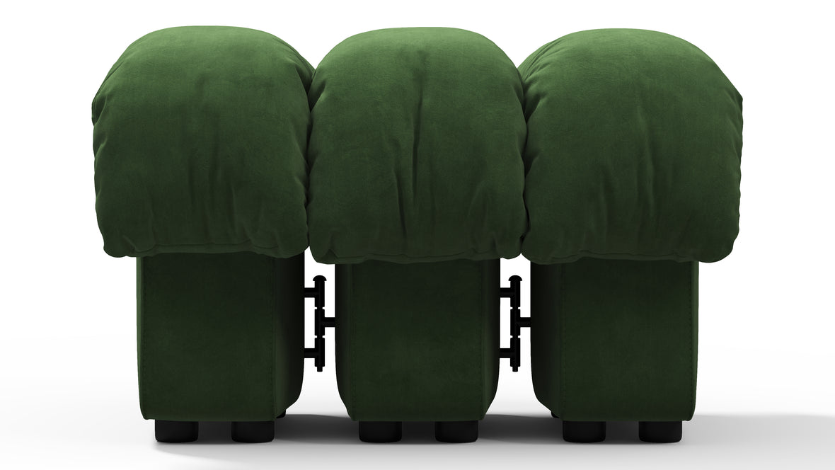 DS 600 - DS 600 Ottoman, Tarragon Vegan Suede