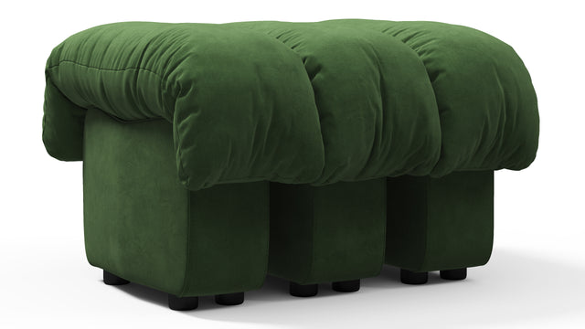 DS 600 - DS 600 Ottoman, Tarragon Vegan Suede